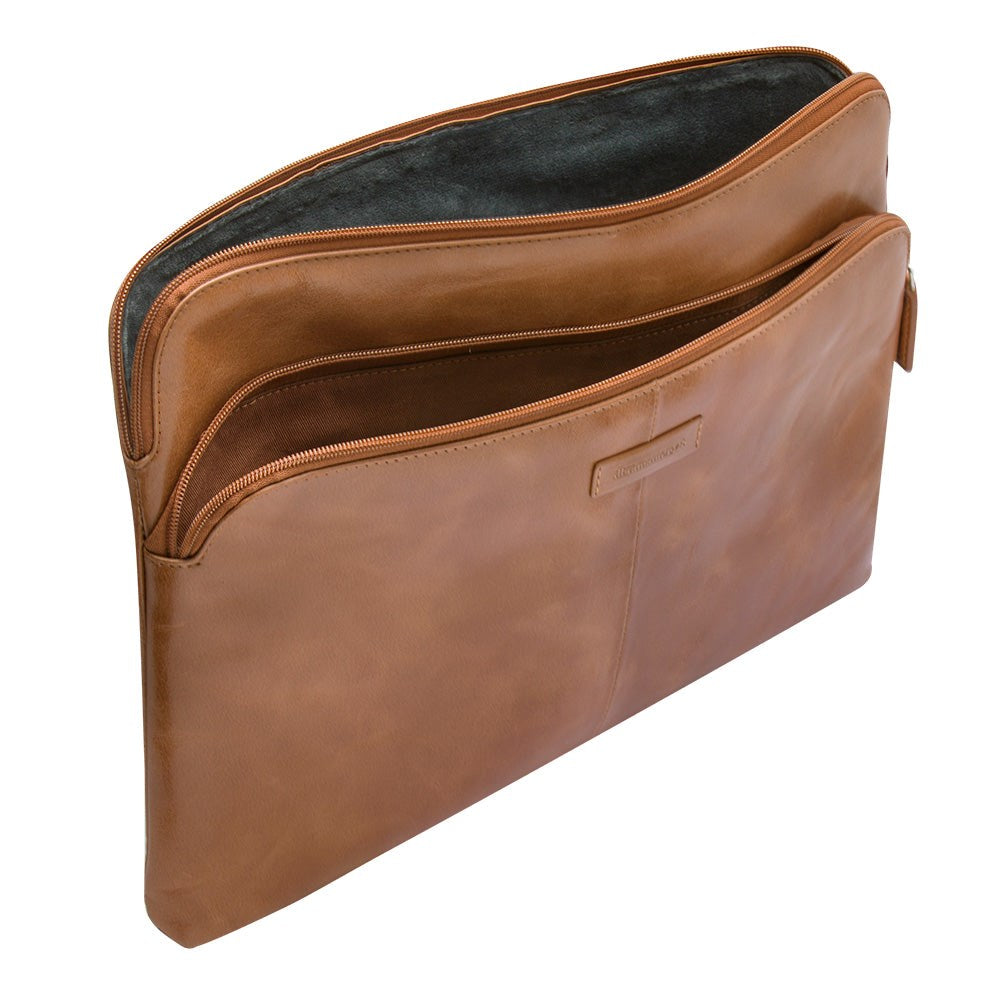 dbramante1928 Skagen Pro+ Ægte Læder Sleeve Til Laptop / MacBook - CO2 Neutralt - (312 x 220mm) - Tan