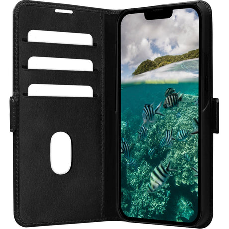 dbramante1928 iPhone 14 Copenhagen Slim Læder Flip Cover m. Pung - Black