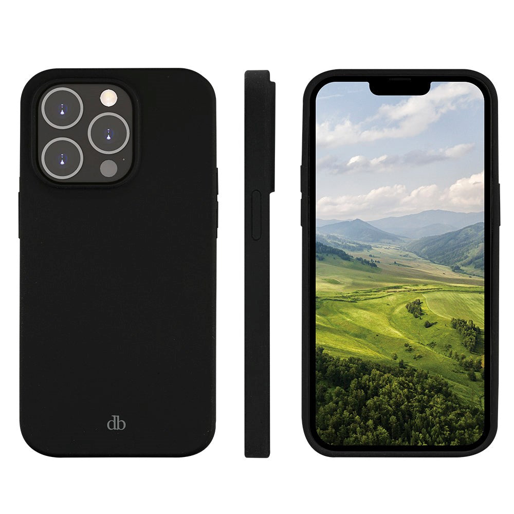 iPhone 14 Pro dbramante1928 Costa Rica Bagside Cover - 100% Genbrugsplastik - Night Black