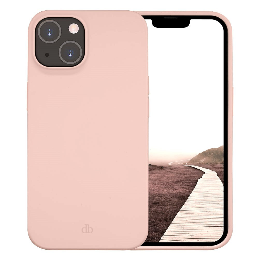 iPhone 14 dbramante1928 Greenland Bagside Cover - 100% Genbrugsplastik - Pink Sand