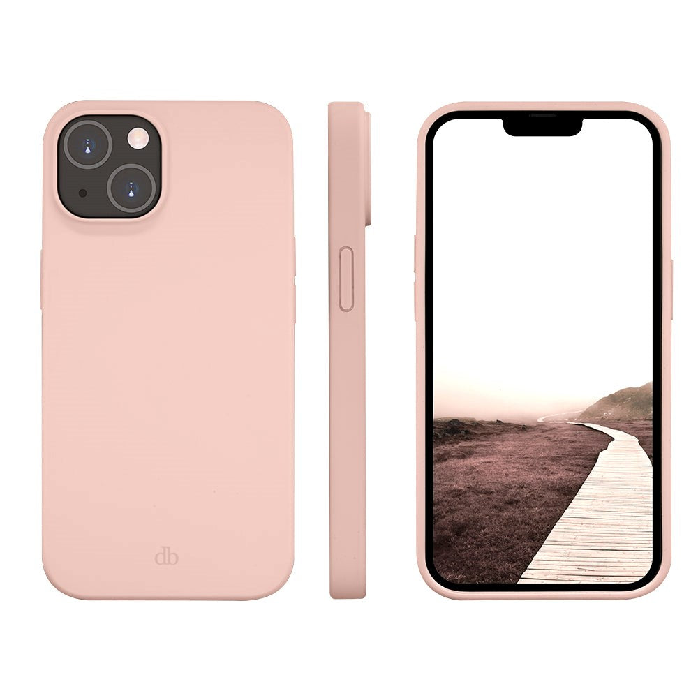 iPhone 14 dbramante1928 Greenland Bagside Cover - 100% Genbrugsplastik - Pink Sand