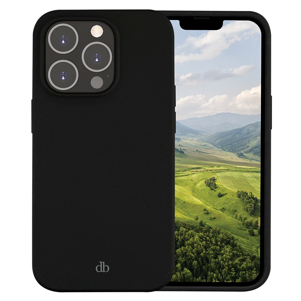 iPhone 14 Pro dbramante1928 Greenland Bagside Cover - 100% Genbrugsplastik - Night Black