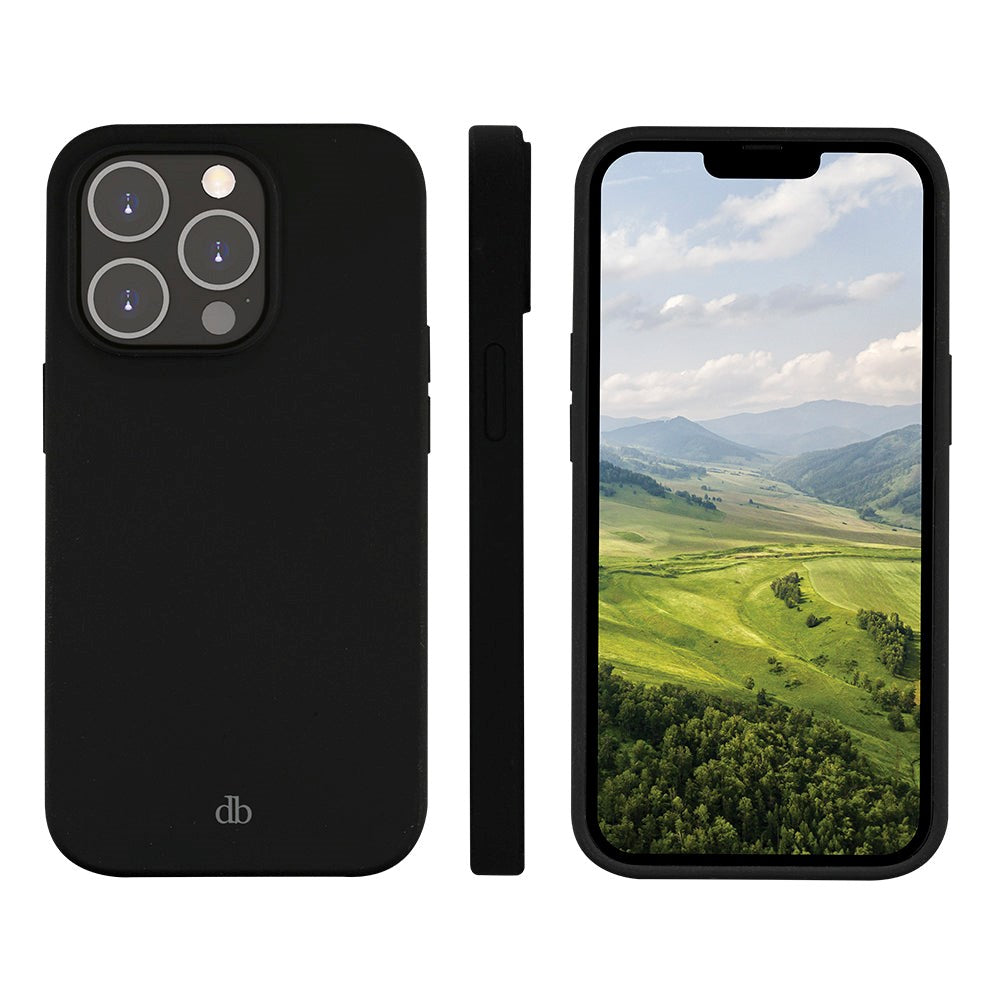 iPhone 14 Pro dbramante1928 Greenland Bagside Cover - 100% Genbrugsplastik - Night Black