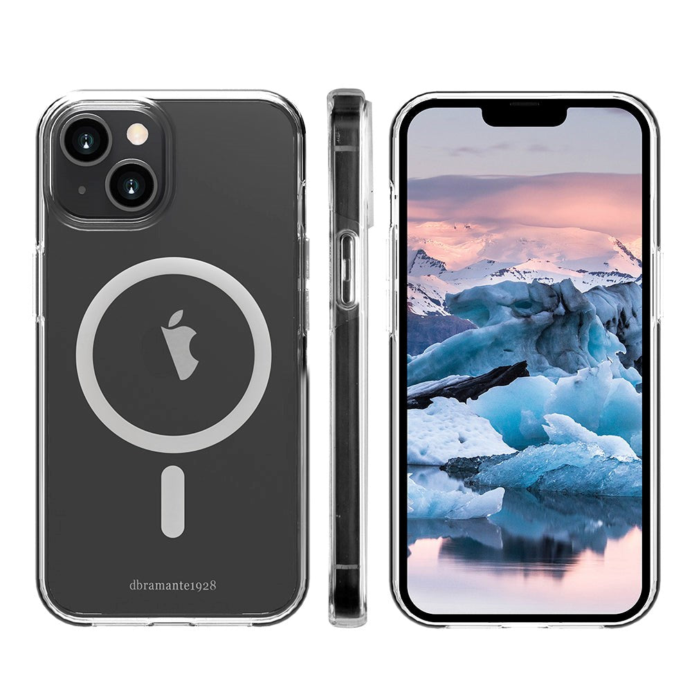dbramante1928 iPhone 14 Iceland Pro Case - 100% Genbrugsplast - MagSafe Kompatibel - Gennemsigtig