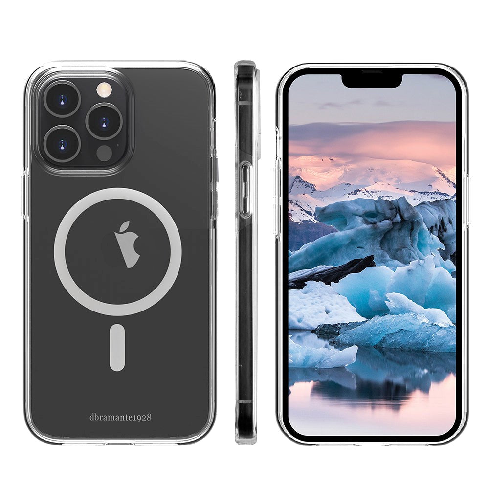 dbramante1928 iPhone 14 Pro Max Iceland Pro Case - 100% Genbrugsplast - MagSafe Kompatibel - Gennemsigtig