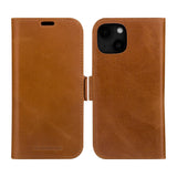 dbramante1928 iPhone 15 Plus Lynge Ægte Læder Magnet Flip Cover - Tan