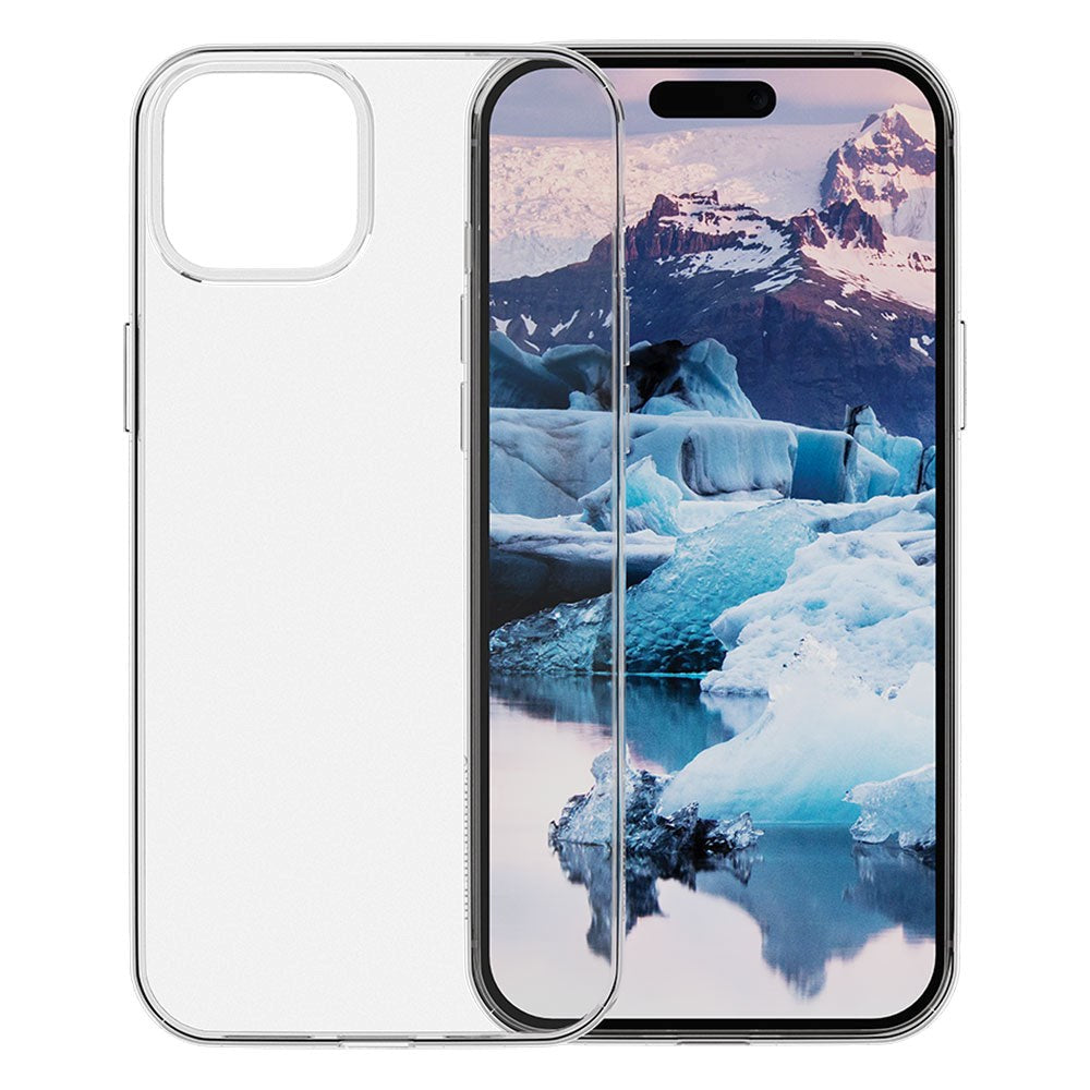 dbramante1928 iPhone 15 Greenland Bagside Cover - 100% Genbrugsplastik - Clear