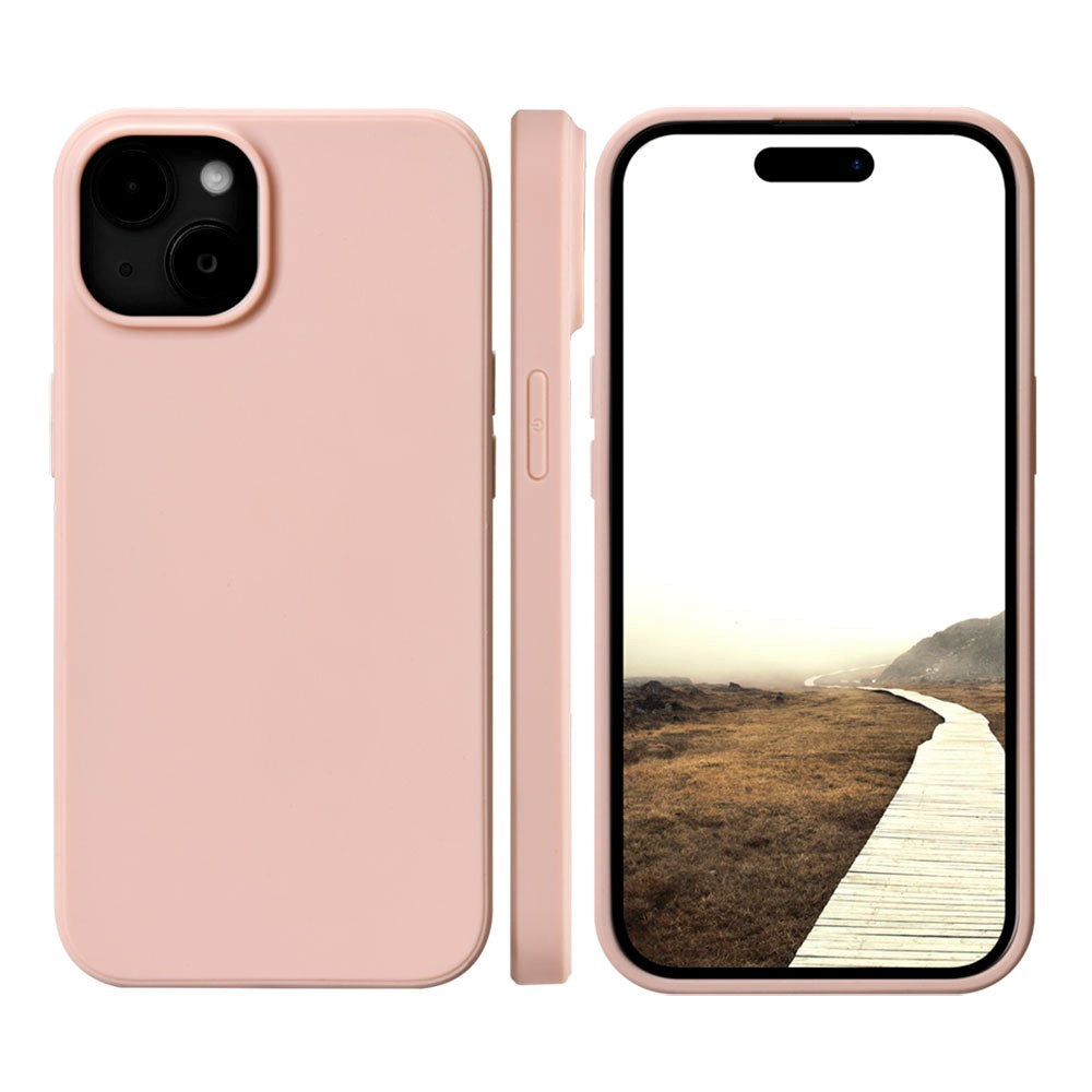 dbramante1928 iPhone 15 Greenland Bagside Cover - 100% Genbrugsplastik - Pink Sand