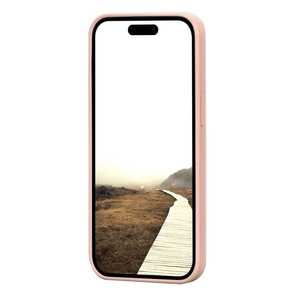 dbramante1928 iPhone 15 Greenland Bagside Cover - 100% Genbrugsplastik - Pink Sand