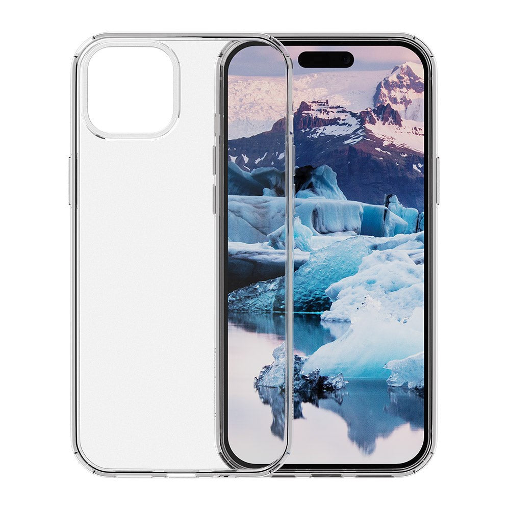dbramante1928 iPhone 15 Iceland Pro Case - 100% Genbrugsplast - Gennemsigtig