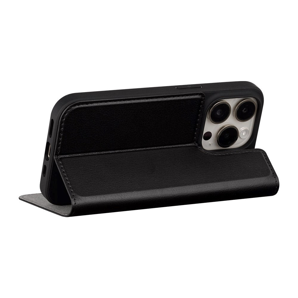 dbramante1928 iPhone 15 Pro Oslo Ultra-Slim Læder Flip Cover m. Pung - Black
