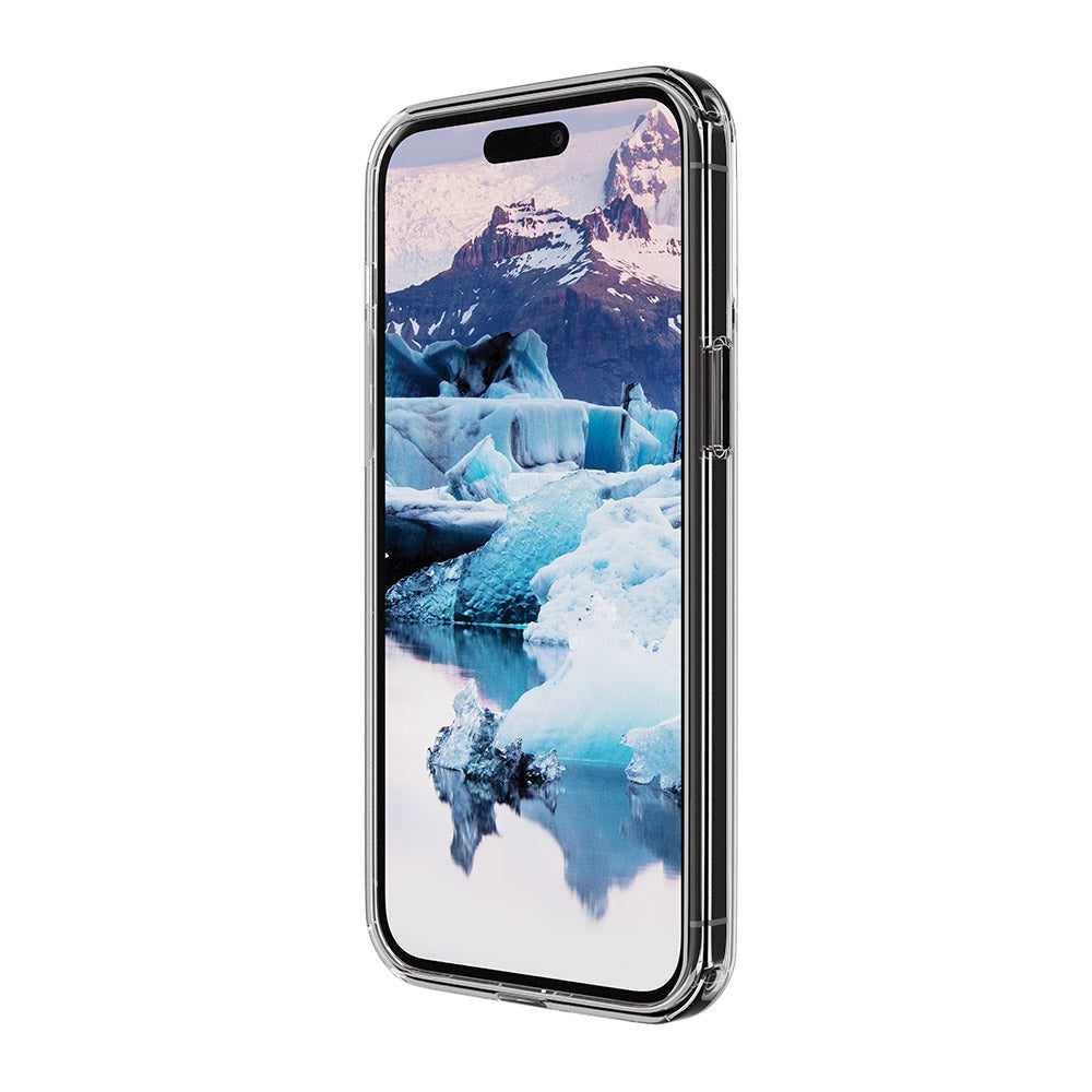 dbramante1928 iPhone 15 Pro Iceland Pro Case - 100% Genbrugsplast - Gennemsigtig