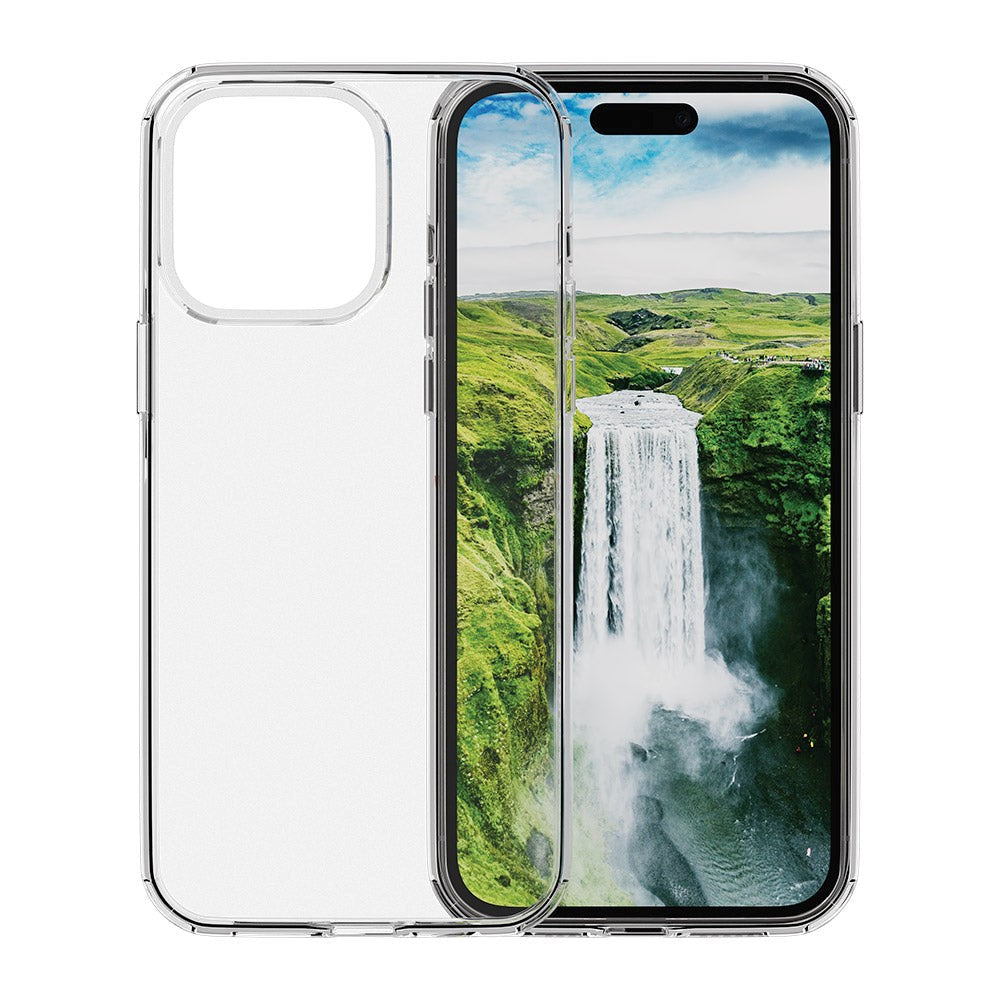 dbramante1928 iPhone 15 Pro Iceland Ultra D3O Case - 100% Genbrugsplast - Gennemsigtig