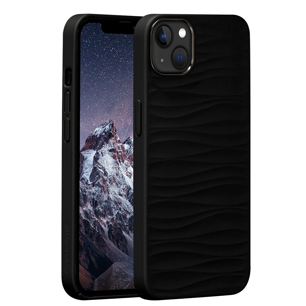iPhone 14 Plus dbramante1928 Dune Bagside Cover - 100% Genbrugsplast - Sort