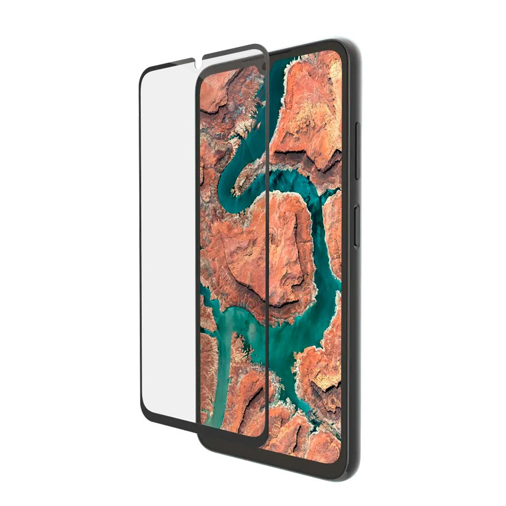 dbramante1928 Samsung Galaxy A35 (5G) Eco-Shield Skærmbeskyttelse m. Installationsramme - Sort Kant
