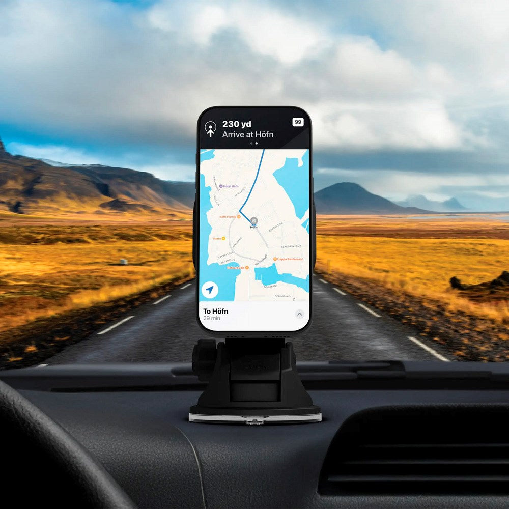 dbramante1928 - Magnetisk Mobilholder til Bil - Sugekop - Sort