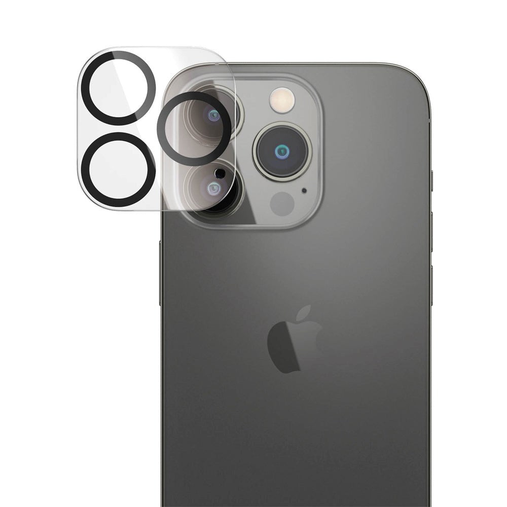 iPhone 14 Pro / 14 Pro Max PicturePerfect - Beskyttelsesglas til Kamera- Gennemsigtig / Sort