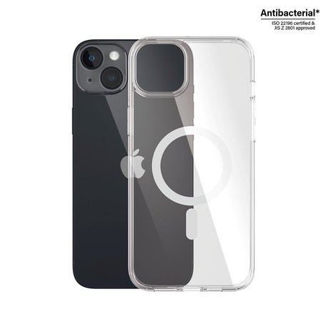 PanzerGlass iPhone 14 Plus Bagside Cover HardCase Antibakteriel - MagSafe Kompatibel - Gennemsigtig