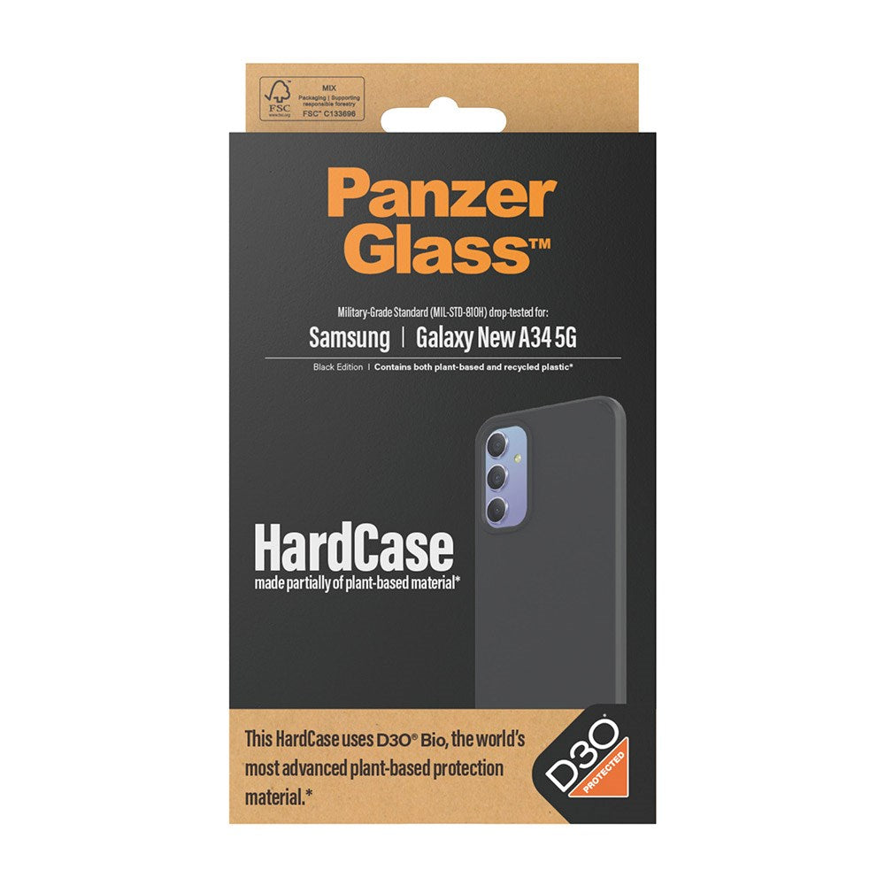 Samsung Galaxy A35 (5G) Bagside Cover D3O Bio HardCase - Sort