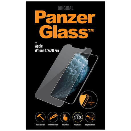 iPhone 11 Pro / Xs / X PanzerGlass Standard Fit - Gennemsigtig