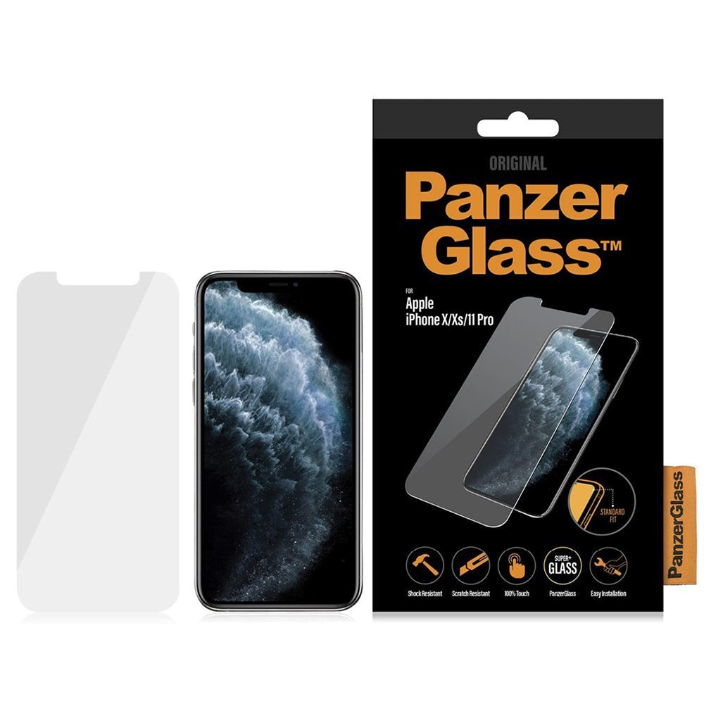 iPhone 11 Pro / Xs / X PanzerGlass Standard Fit - Gennemsigtig