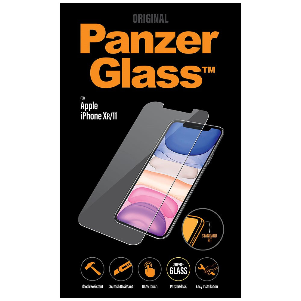 iPhone 11 / XR PanzerGlass Standard Fit - Gennemsigtig