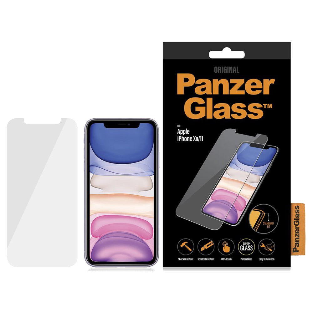 iPhone 11 / XR PanzerGlass Standard Fit - Gennemsigtig