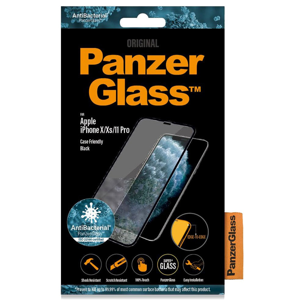 iPhone 11 Pro / Xs / X PanzerGlass Edge-To-Edge - Sort
