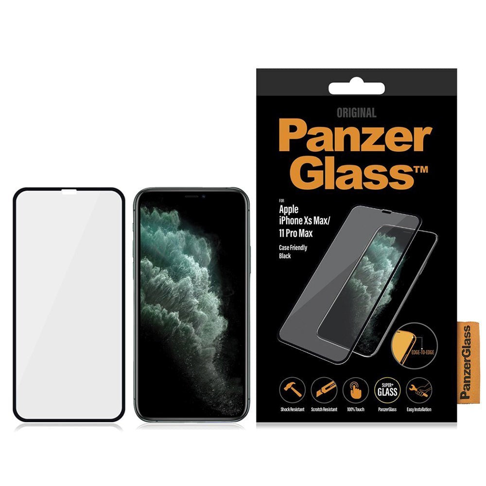 iPhone 11 Pro Max / Xs Max PanzerGlass Edge-To-Edge - Sort