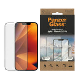 PanzerGlass iPhone 14 / 13 / 13 Pro AntiBacterial Ultra Wide Fit Skærmbeskyttelsesglas - AntiReflective m. EasyAligner - Diamond Strength