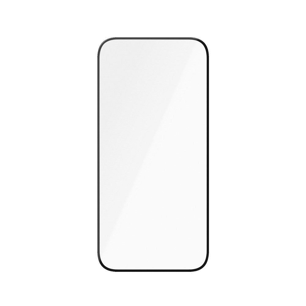 PanzerGlass iPhone 15 / 16 Ultra Wide Fit Ceramic Beskyttelsesglas m. EasyAligner - Sort Kant