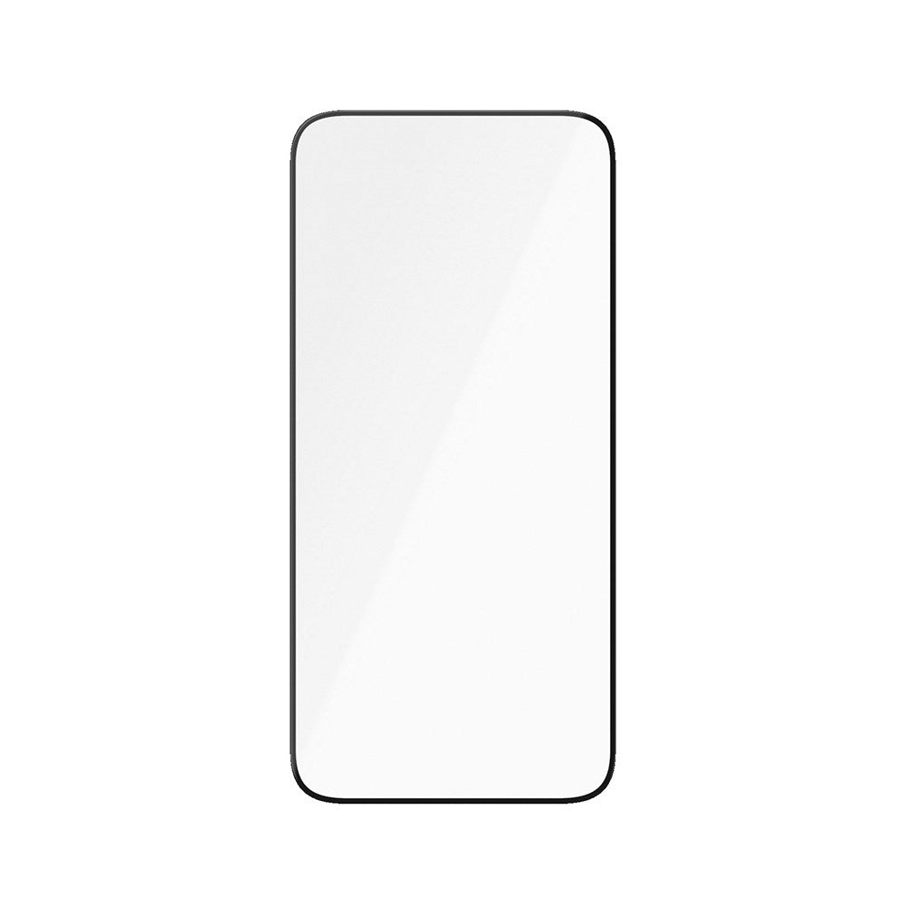 PanzerGlass iPhone 15 Plus / 16 Plus Ultra Wide Fit Ceramic Beskyttelsesglas m. EasyAligner - Sort Kant