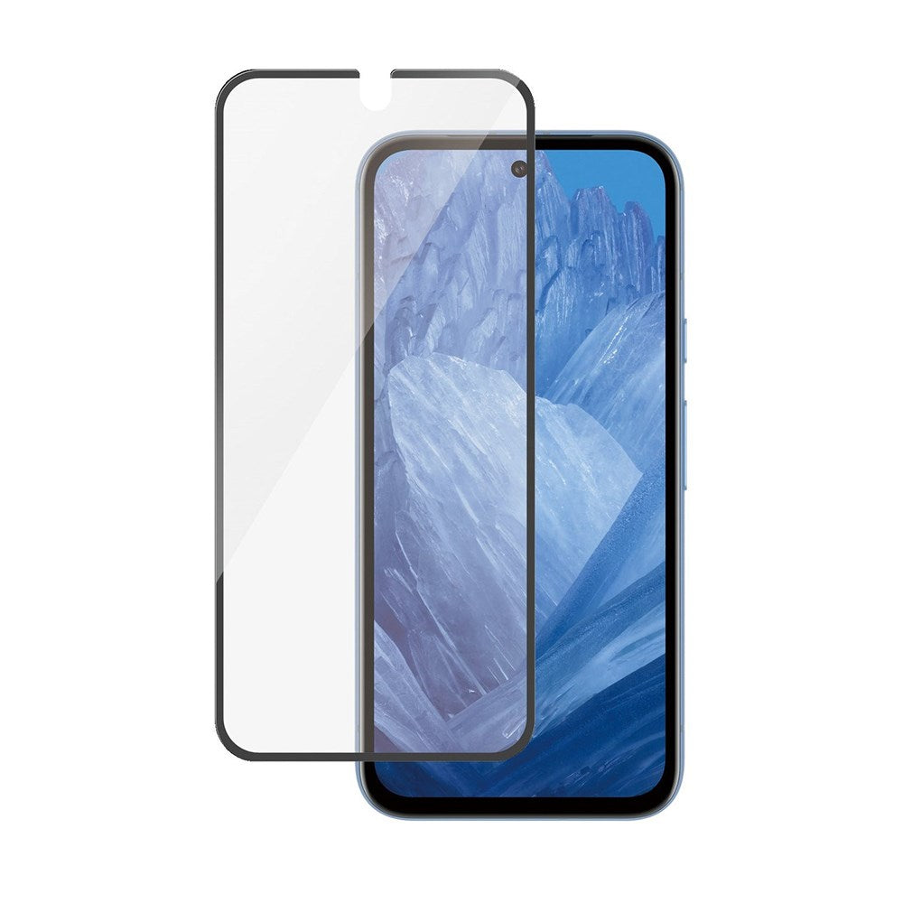 PanzerGlass Google Pixel 8a Ultra Wide Fit Skærmbeskyttelsesglas - Platinum Strength - Sort Kant