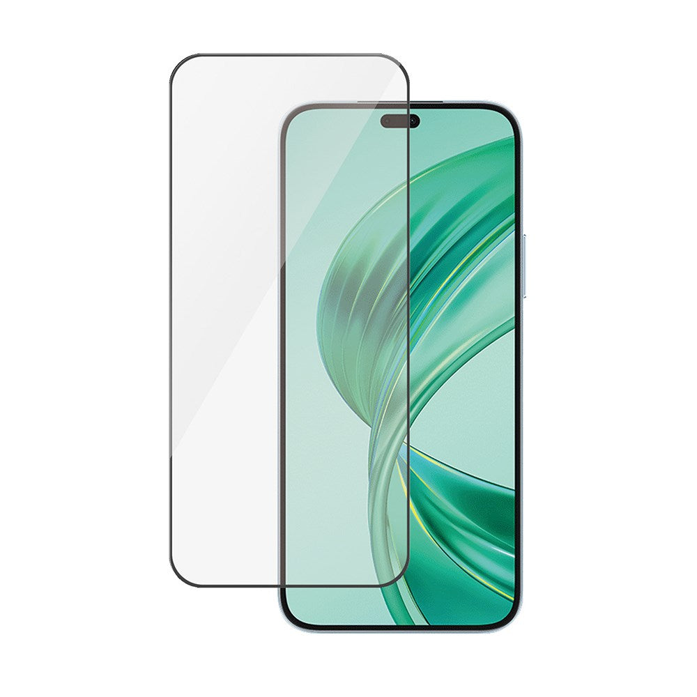 PanzerGlass Honor X8b Ultra Wide Fit Skærmbeskyttelsesglas - Platinum Strength - Sort Kant