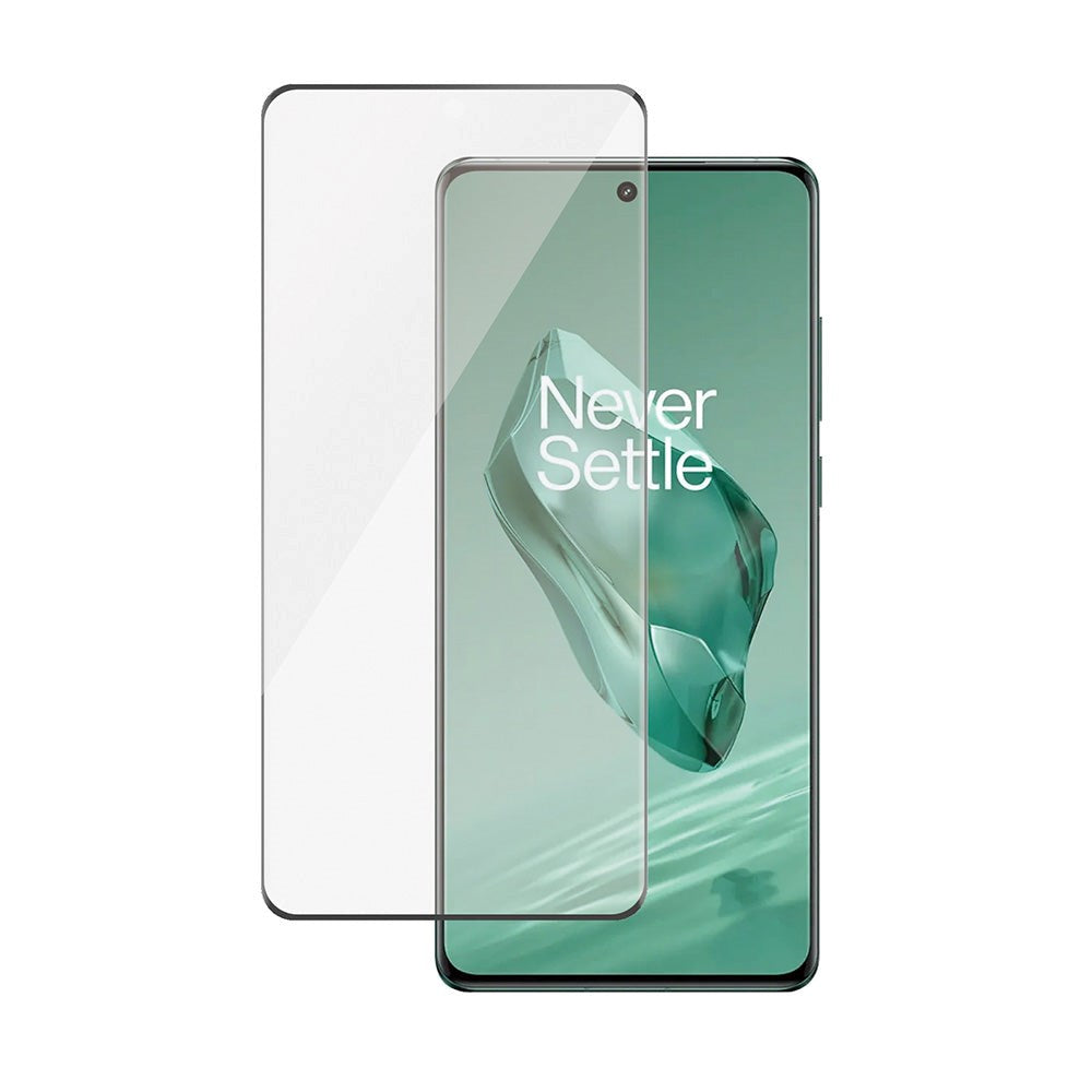 PanzerGlass OnePlus 12 Ultra Wide Fit Skærmbeskyttelsesglas - Platinum Strength - Sort Kant