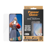 PanzerGlass Samsung Galaxy A35 (5G) - Ultra Wide Fit Re:fresh Beskyttelsesglas m. EasyAligner - Platinum Strength - Gennemsigtig