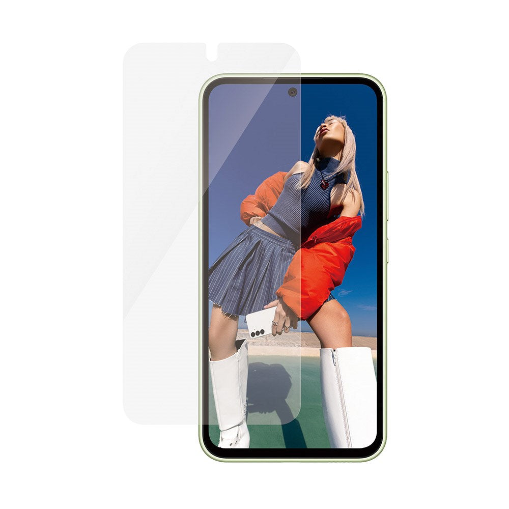 PanzerGlass Samsung Galaxy A55 (5G) - Ultra Wide Fit Re:fresh Beskyttelsesglas m. EasyAligner - Platinum Strength - Gennemsigtig