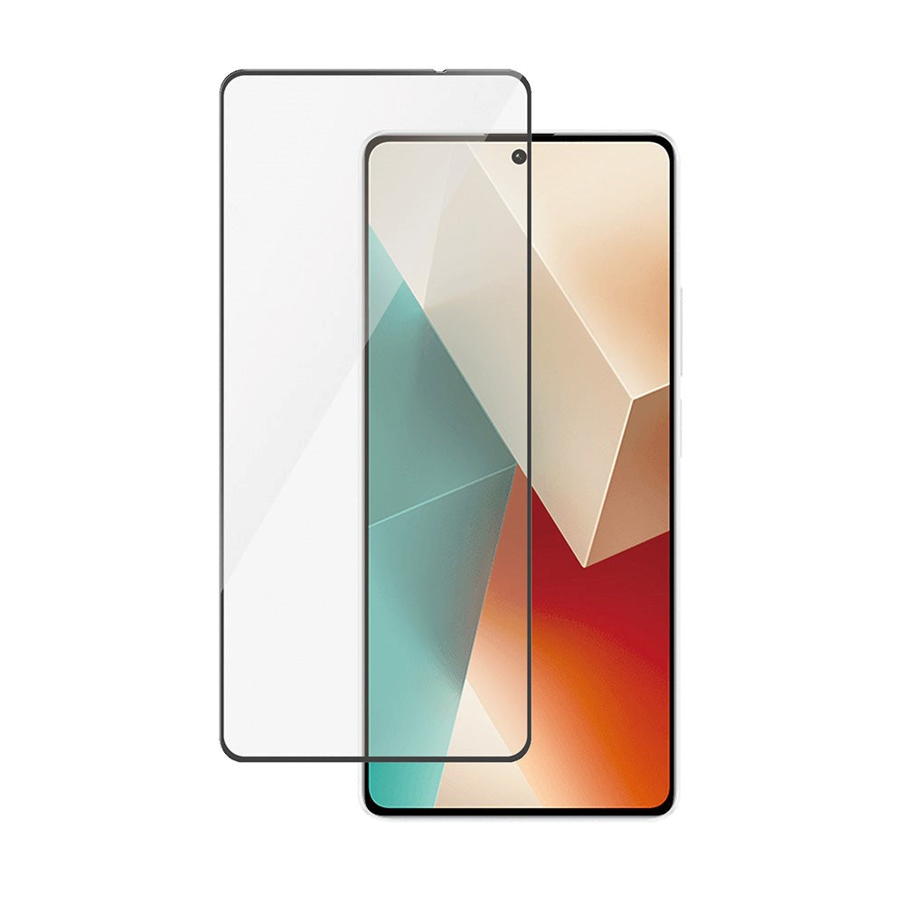 PanzerGlass Xiaomi Redmi Note 13 (5G) Ultra Wide Fit Skærmbeskyttelsesglas - Platinum Strength - Sort Kant