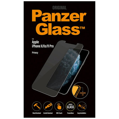 iPhone 11 Pro / X / Xs PanzerGlass Standard Fit Skærmbeskyttelse - Privacy