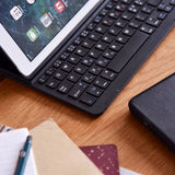 iPad (2018) / iPad (2017) Xceed CoverKey (ICK-03-SC) - Dansk Trådløs Keyboard m. Cover Sort