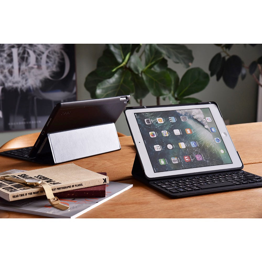 iPad (2018) / iPad (2017) Xceed CoverKey (ICK-03-SC) - Dansk Trådløs Keyboard m. Cover Sort