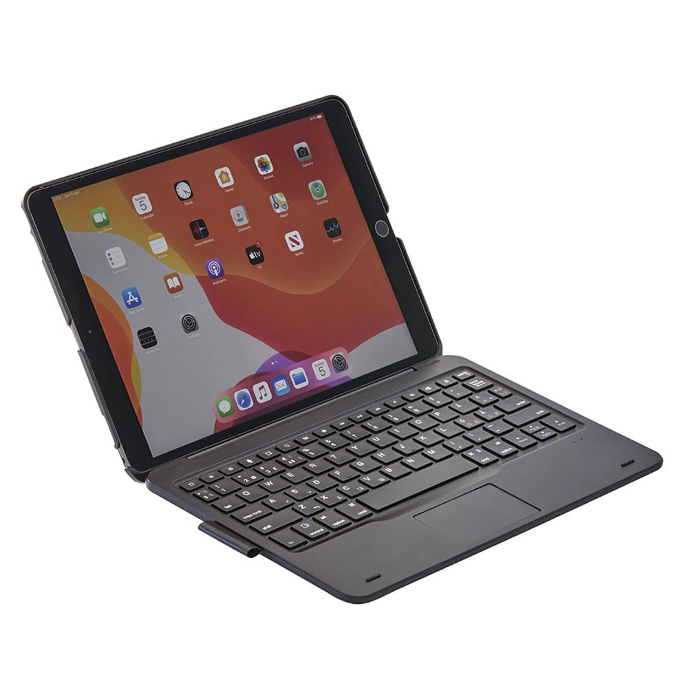 iPad 10.2" (2021 / 2020 / 2019), Air (2019) & Pro 10.5 - Xceed CoverKey 2.0 Wireless Keyboard Dansk m. Case (ICK-06-SC) - Black