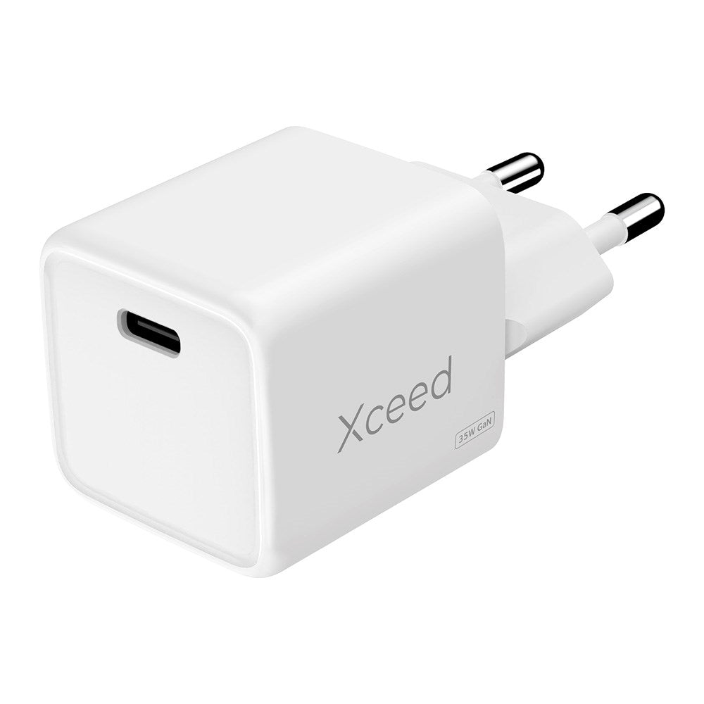 Xceed 35W GaN Multifunktionel Vægoplader - USB-C - Hvid