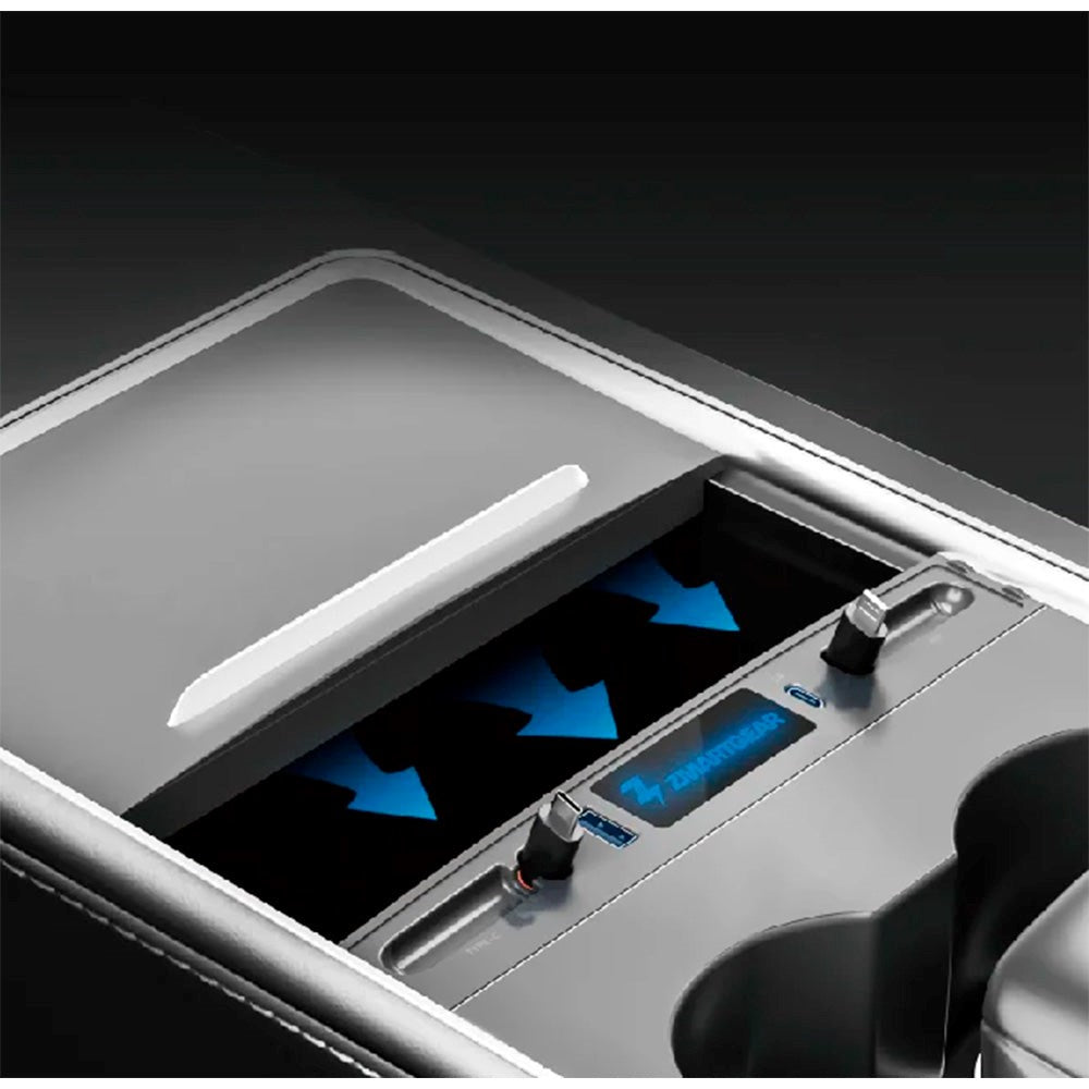 Zmartgear Ladestation - Tesla Model 3 / Y (2021-2023) - Space Grey