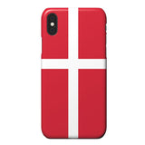 EIDERWOOD iPhone XR Hård Plastik Mobil Cover - Danmarks Flag