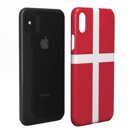 EIDERWOOD iPhone XR Hård Plastik Mobil Cover - Danmarks Flag