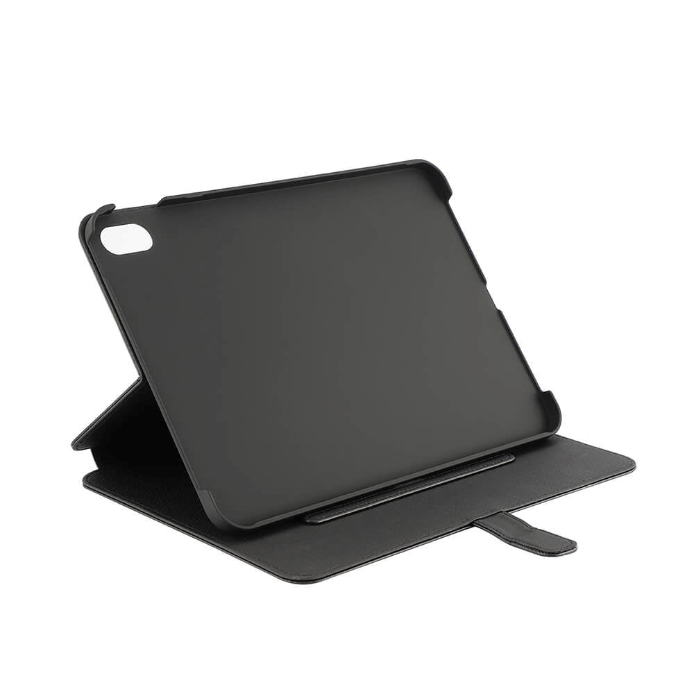 RadiCover iPad 10.9" (2022) - Vegansk Læder Flip Cover - 55% Strålingsbeskyttelse - Sort