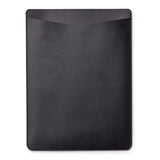 Philbert UltraSlim 13" Vegansk Læder MacBook / Laptop Sleeve m. Strop (31,0 x 22,5 x 2 cm) - Sort