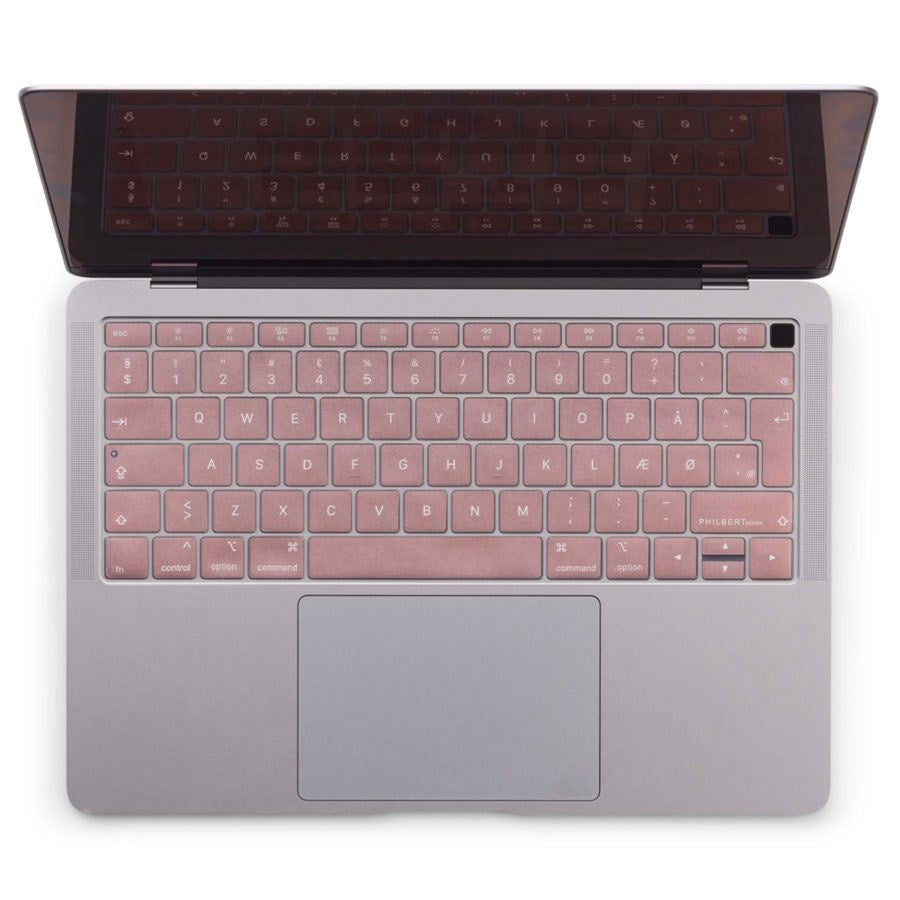 Philbert MacBook Air (A1932) Keyboard Cover m. Dansk Tastatur - Pink