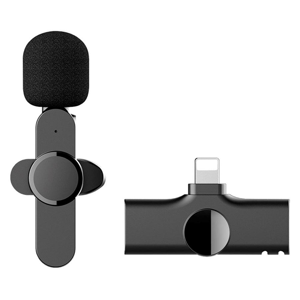 Lippa Lavalier Mikrofon Trådløs m. Lightning - Sort